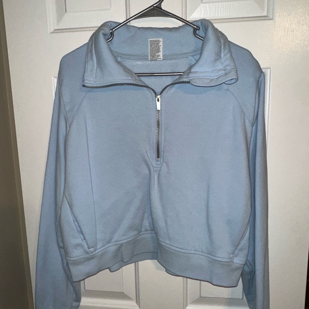 All in Motion Sky Blue Quarter-Zip Pullover